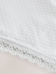 White Broderie Brazilian Knickers - Image 6 of 6