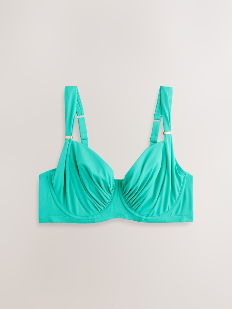 Green Ultimate Support F-K Underwired Bikini Top - Image 1 of 3