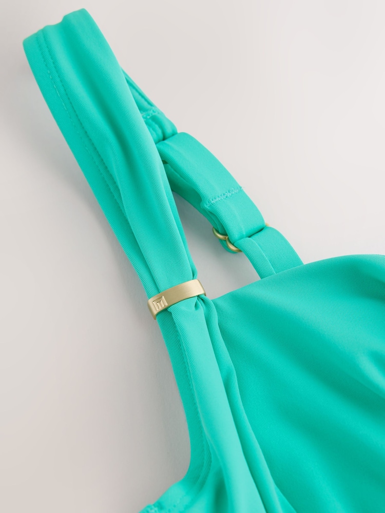 Green Ultimate Support F-K Underwired Bikini Top - Image 3 of 3