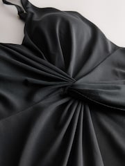 Black Floaty Plunge Tankini Top - Image 2 of 3