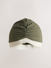 Vert kaki/crème - Ensemble de maillot de bain burkini modeste 3 pièce - Image 7 de 10