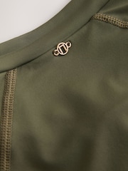 Vert kaki/crème - Ensemble de maillot de bain burkini modeste 3 pièce - Image 9 de 10