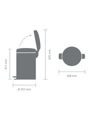 Brabantia Soft Beige NewIcon Pedal Bin - Image 6 of 6
