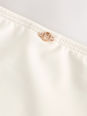 Cream Tieside Embellished Bikini Bottom - Image 8 of 9