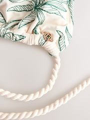 Cream Triangle Embellished Bikini Top - Image 10 of 10