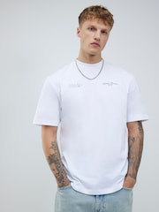 River Island White Regular Fit French Riviera Yacht T-Shirt - Image 2 of 4