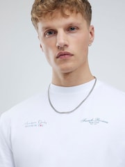 River Island White Regular Fit French Riviera Yacht T-Shirt - Image 4 of 4