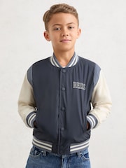 Reiss Roy Colour-Block Bomber Jacket - Imagen 1 de 4