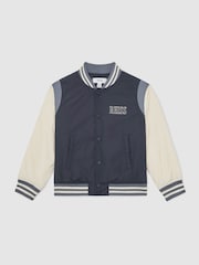 Reiss Roy Colour-Block Bomber Jacket - Imagen 2 de 4