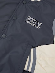 Reiss Roy Colour-Block Bomber Jacket - Imagen 4 de 4