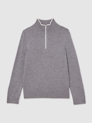 Reiss Grey/White Kip Polo Shirt - Image 2 of 4