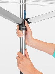 Brabantia Metallic Grey Rotary Airer Essential with Ground Tube - Image 4 of 6