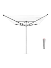 Brabantia Metallic Grey Lift-O-Matic Rotary Dryer Airer with Ground Spike - Image 1 of 5