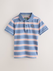 Superdry Green/Blue Polo Shirts 2 Pack - Image 3 of 8