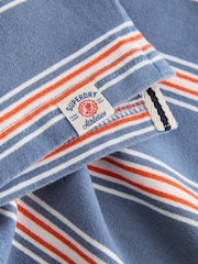 Superdry Green/Blue Polo Shirts 2 Pack - Image 6 of 8