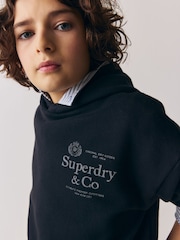 Superdry Navy Hoodie - Image 6 of 6