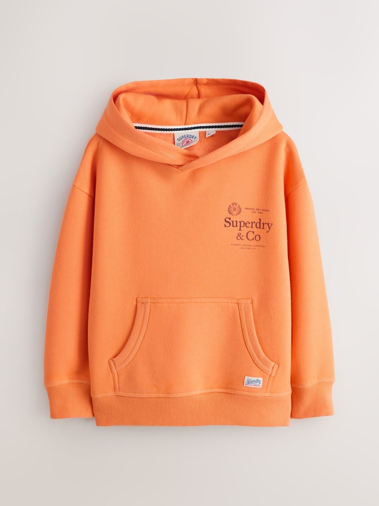 Orange - Superdry Kapuzensweatshirt - Bild 1 von 6