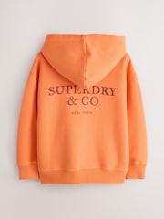 Orange - Superdry Kapuzensweatshirt - Bild 2 von 6