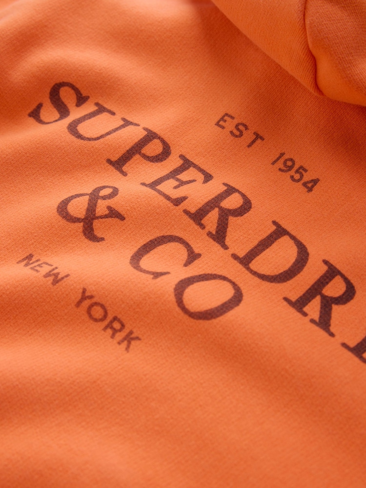 Orange - Superdry Kapuzensweatshirt - Bild 6 von 6