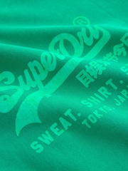 Jasnozielony - Superdry Logo Hoodie - Obraz 11 z 11