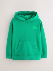 Jasnozielony - Superdry Logo Hoodie - Obraz 7 z 11