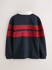 Superdry Rugby Red/Navy Shirt - Image 7 of 10