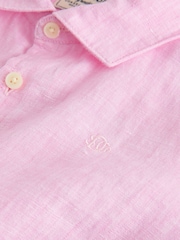 Superdry Pink Linen Shirt - Image 10 of 11