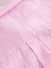 Superdry Pink Linen Shirt - Image 11 of 11