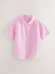 Superdry Pink Linen Shirt - Image 5 of 11