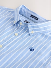 Superdry Blue Stripe Shirt - Image 4 of 6
