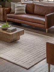 Gallery Home Taupe Dakota Tufted Linear Rug - Image 1 of 6