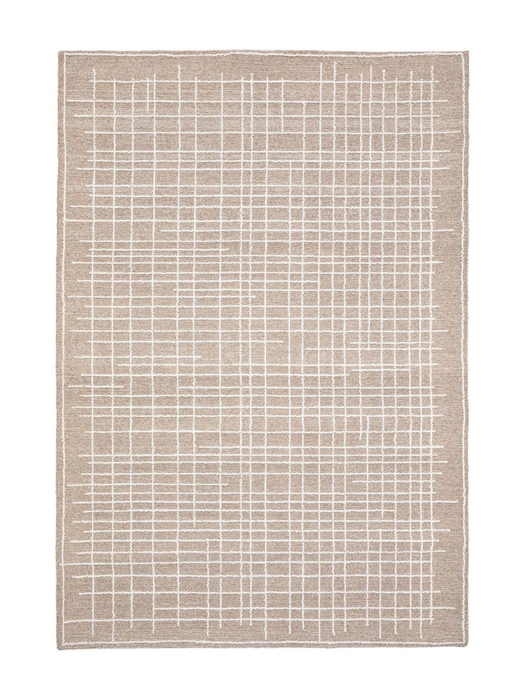 Gallery Home Taupe Dakota Tufted Linear Rug - Image 6 of 6 Gallery Home Taupe Dakota Tufted Linear Rug - Image 6 of 6