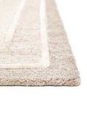 Gallery Home Beige Savannah Tonal Border Rug - Image 4 of 6