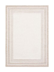 Gallery Home Beige Savannah Tonal Border Rug - Image 6 of 6