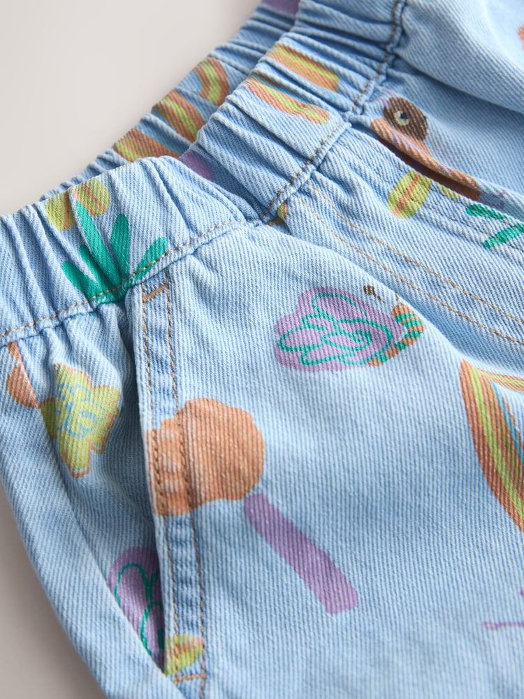 Denim Red Ladybug Print Sleeveless Top & Shorts Set (3mths-7yrs) - Image 9 of 9