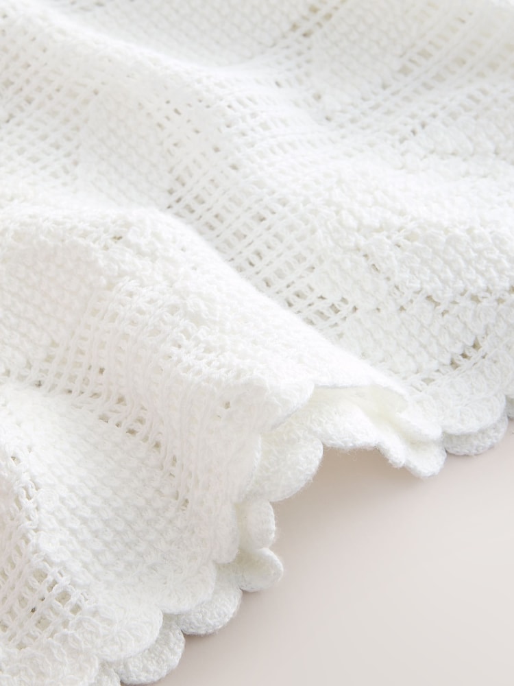 সাদা ফুলের  - Crochet Cotton Rich Midi Skirt - 3এর মধ্যে 2 ছবি