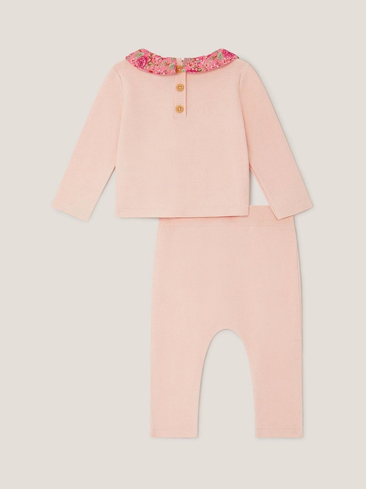 Monsoon Pink Penelope Knitted Top - Image 2 of 3