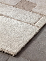 Gallery Home White Denver Tufted Graphic Rug - Image 2 of 6