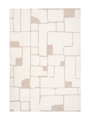 Gallery Home White Denver Tufted Graphic Rug - Image 6 of 6