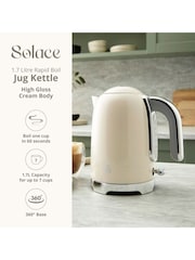 Swan Cream Solace Cordless 1.7L Kettle - Image 2 of 6