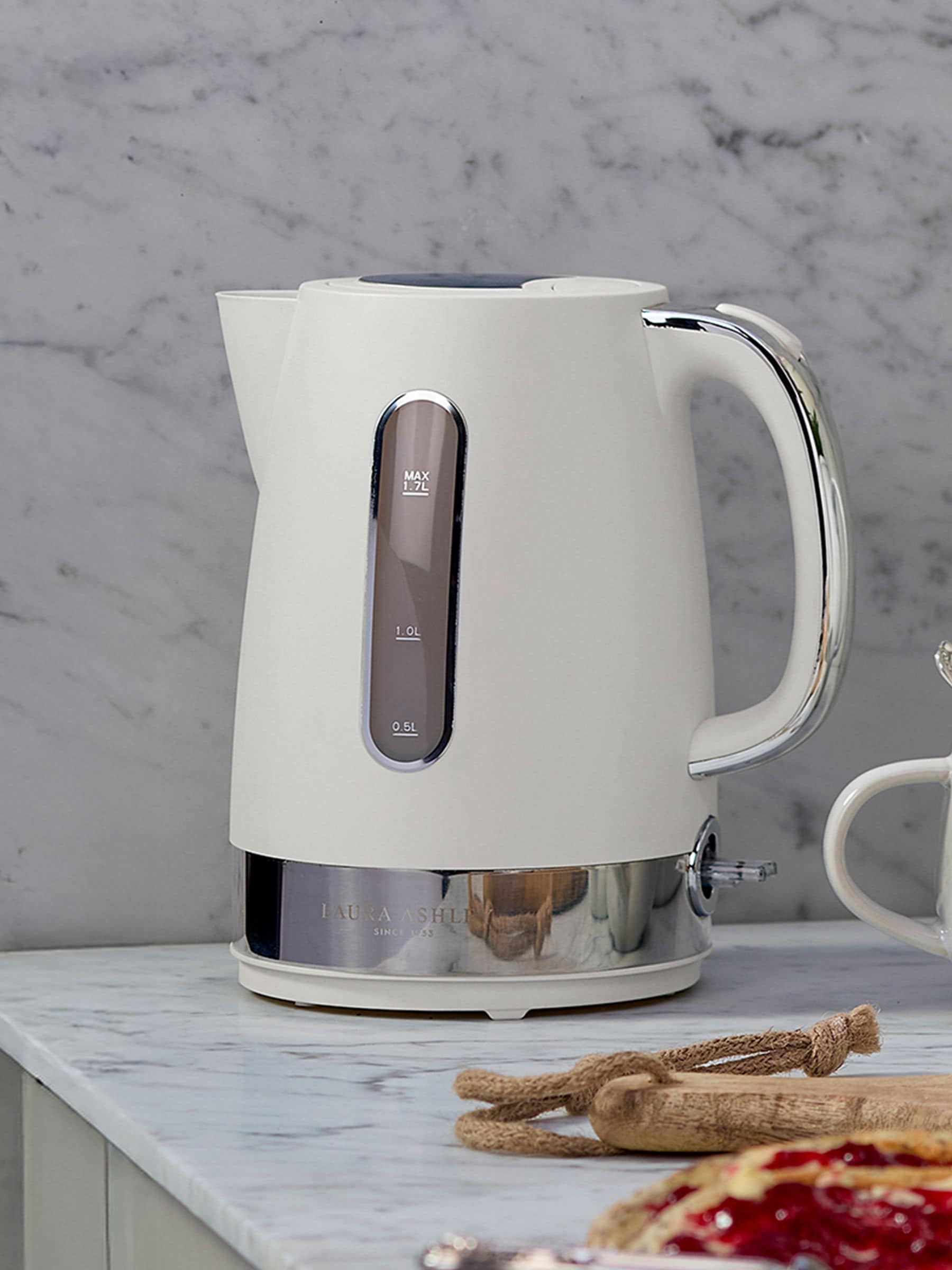 Laura Ashley White Vqsbpkk433blacwuk 1.7L Jug Kettle - Cotton - Image 3