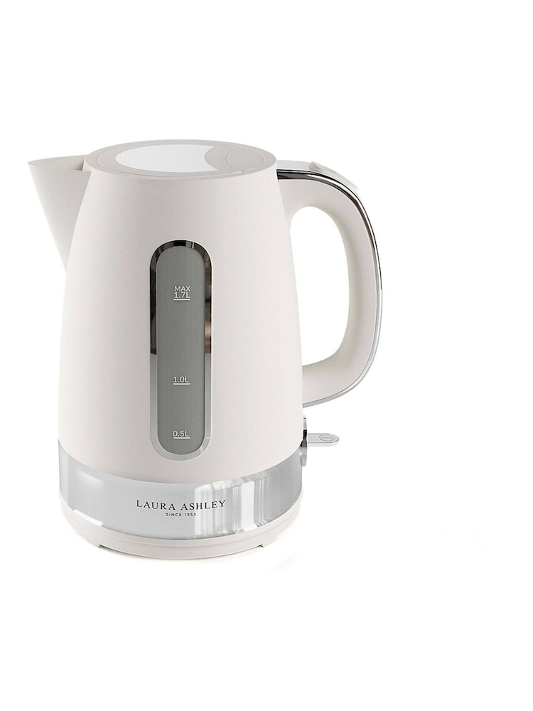 Laura Ashley Cotton White Jug Kettle 1.7L - Image 7 of 7