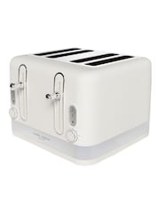 Laura Ashley Cotton White 4 Slice Toaster - Image 5 of 7