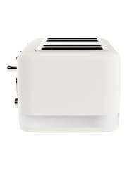Laura Ashley Cotton White 4 Slice Toaster - Image 6 of 7