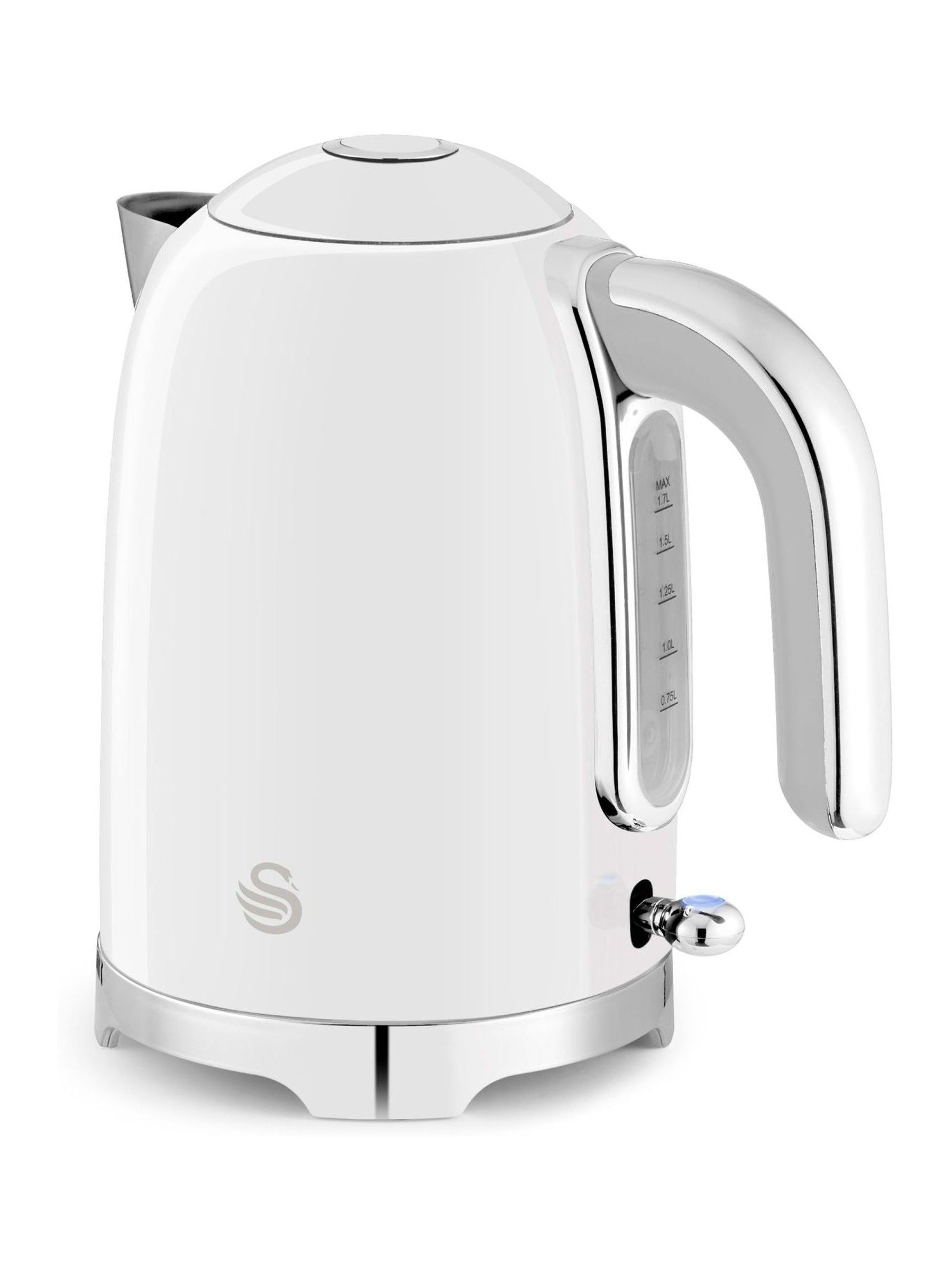 Swan SK19026WHT Solace Cordless Kettle, Premium Stainless 1.7 Litres, White - Image 10
