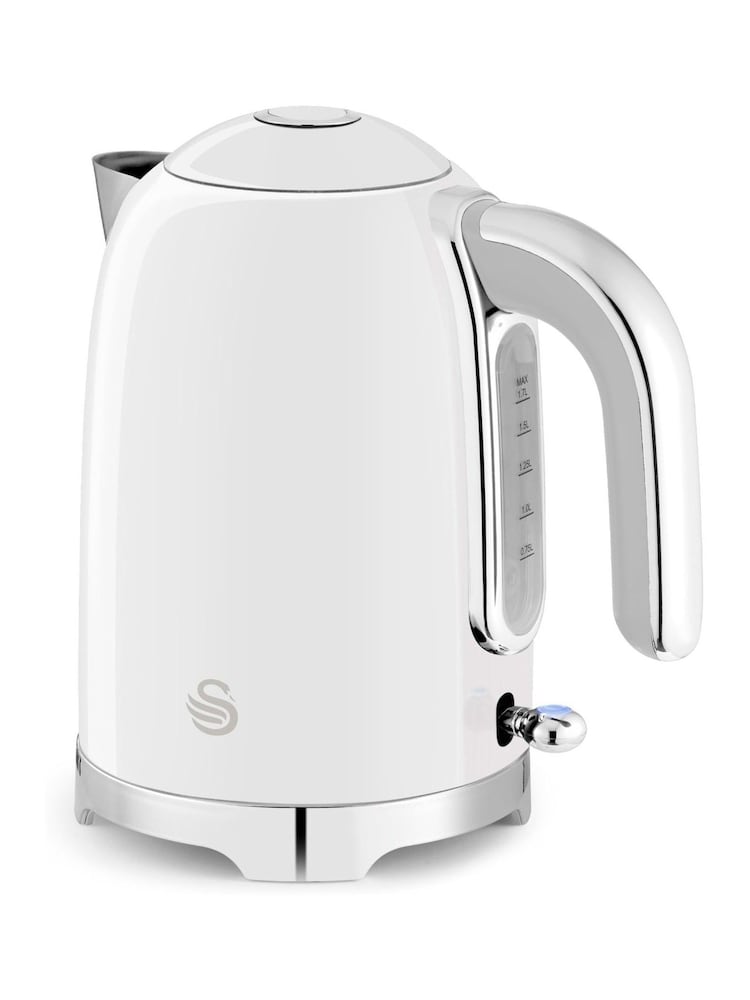 Swan White Solace Cordless 1.7L Kettle - Image 1 of 6 Swan White Solace Cordless 1.7L Kettle - Image 1 of 6