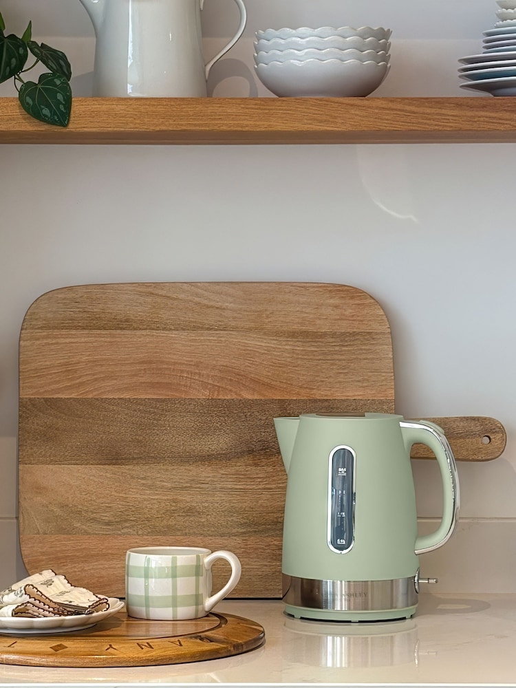 Laura Ashley Sage Leaf Jug Kettle 1.7L - Image 2 of 8