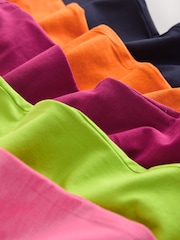 وردي/برتقالي/أخضر/أرجواني/كحلي - حزمة من 5 سترات بحمالات رفيعة - صورة 11 من 12