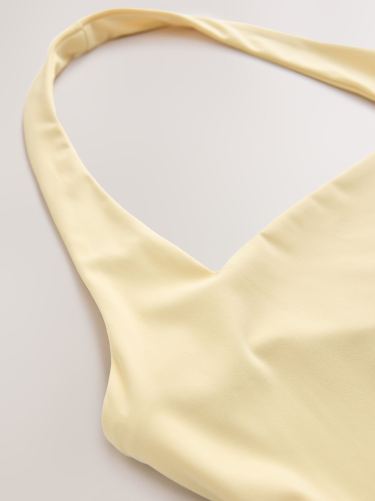 Lemon Yellow N. Premium Square Neck Halter Top - Image 2 of 3