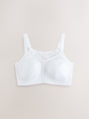 White Total Support Front Fastening Back Smooth & Support Bra - Image 6 of 8